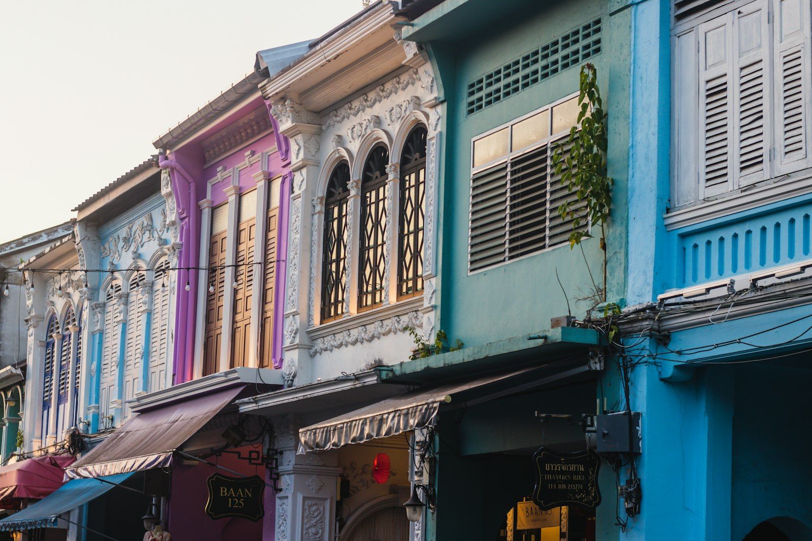 The colourful Sino-Portuguese shophouses of Phuket Old Town, built on tin-mining wealth