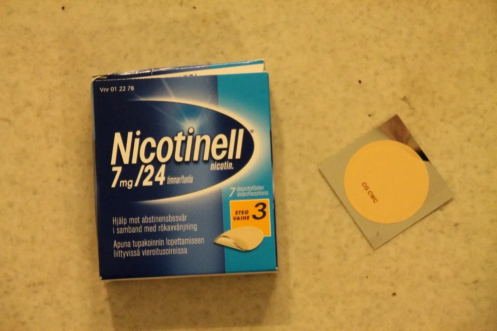 Nicotine patch, a legal alternative to vaping in Thailand