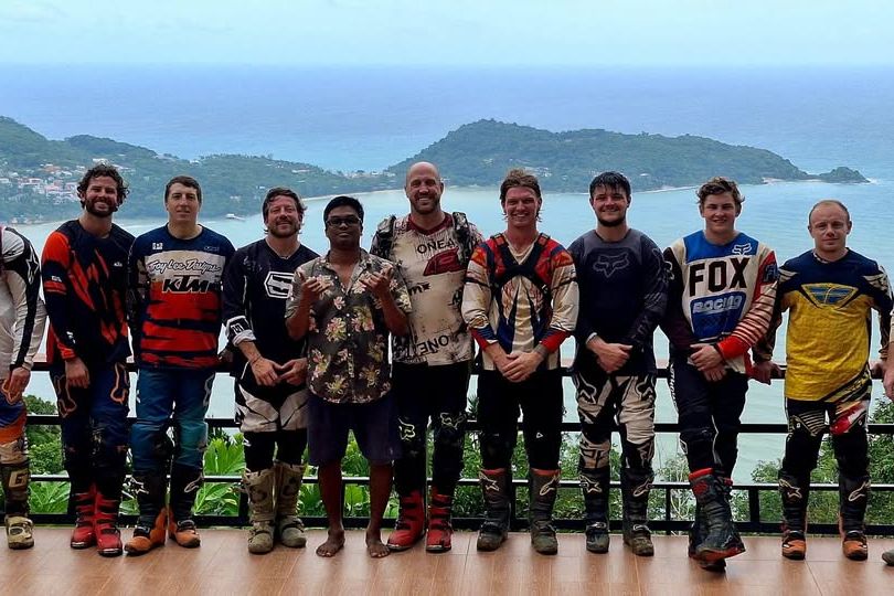 JunJaow cafe stop in the Patong hills near a Phuket dirt bike trailhead