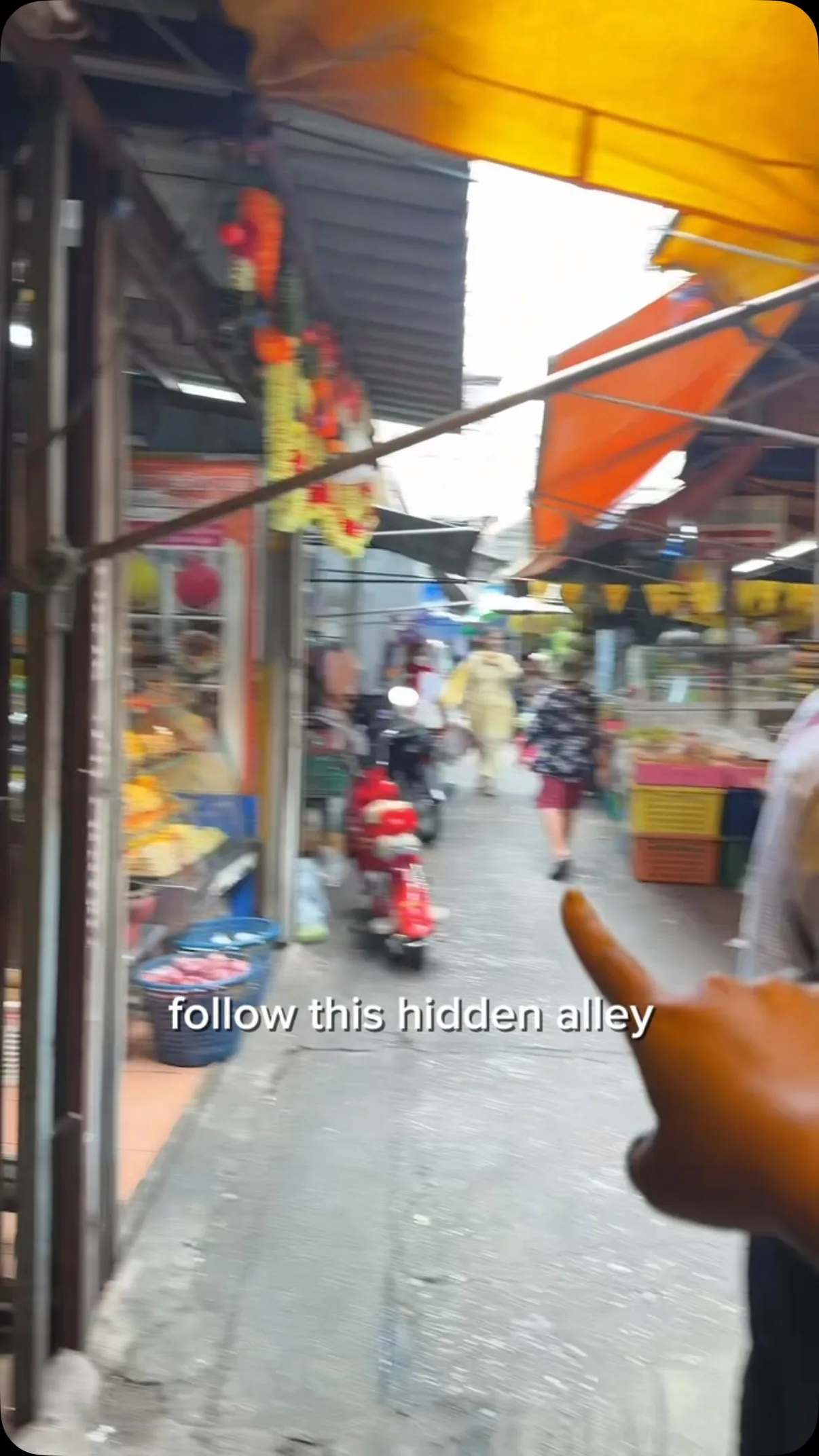 A Hidden Market Alley in Bangkok, Phuket short video