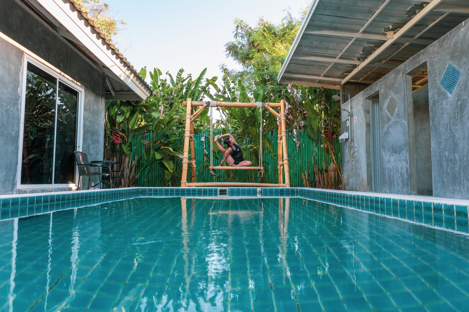 Pool at 5 Elements Hot Yoga & Resort, Chalong, Phuket