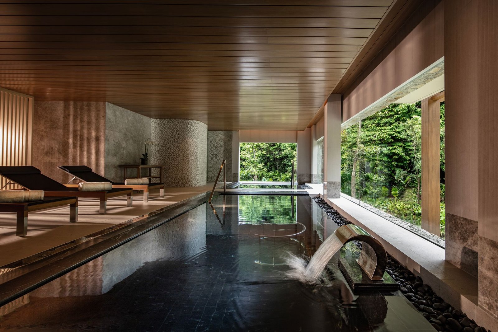 Aqua Vitality indoor pool at the Layan Life wellness centre, Anantara Layan Phuket Resort