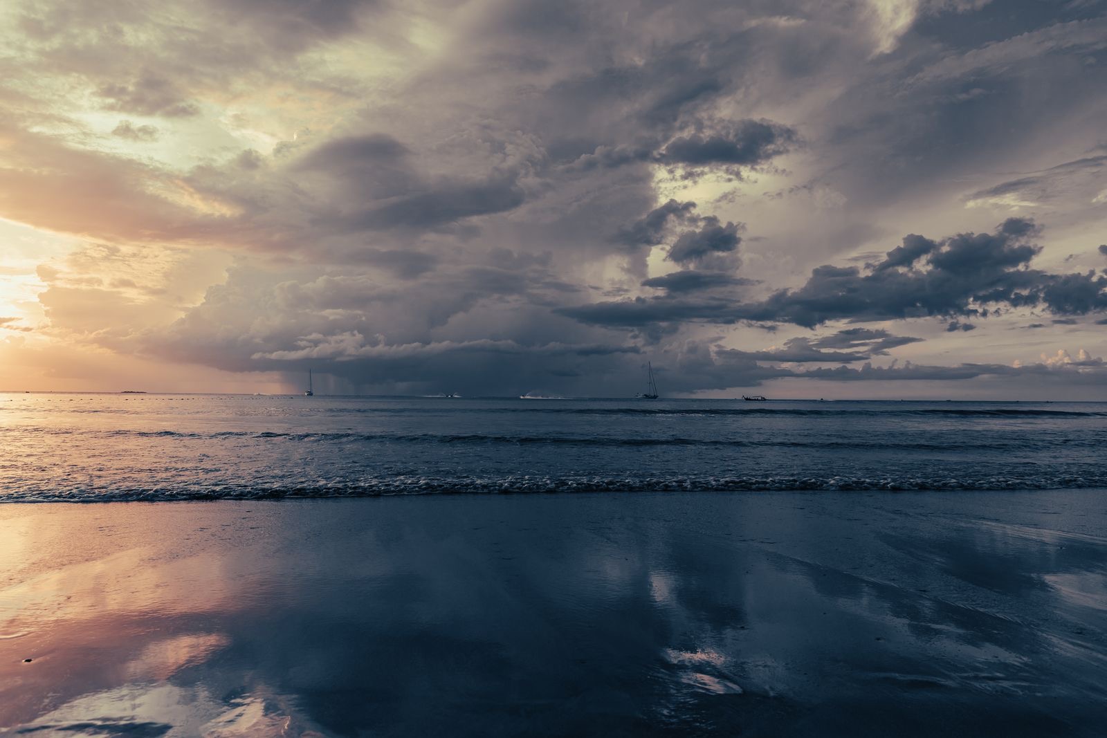 Sunset over Kamala Beach on Phuket's west coast